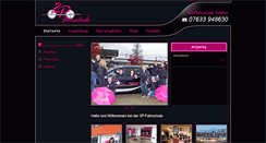 Desktop Screenshot of 2p-fahrschule.de